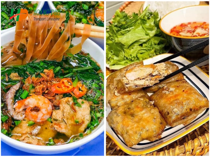 Bánh đa cua & Nem cua bể