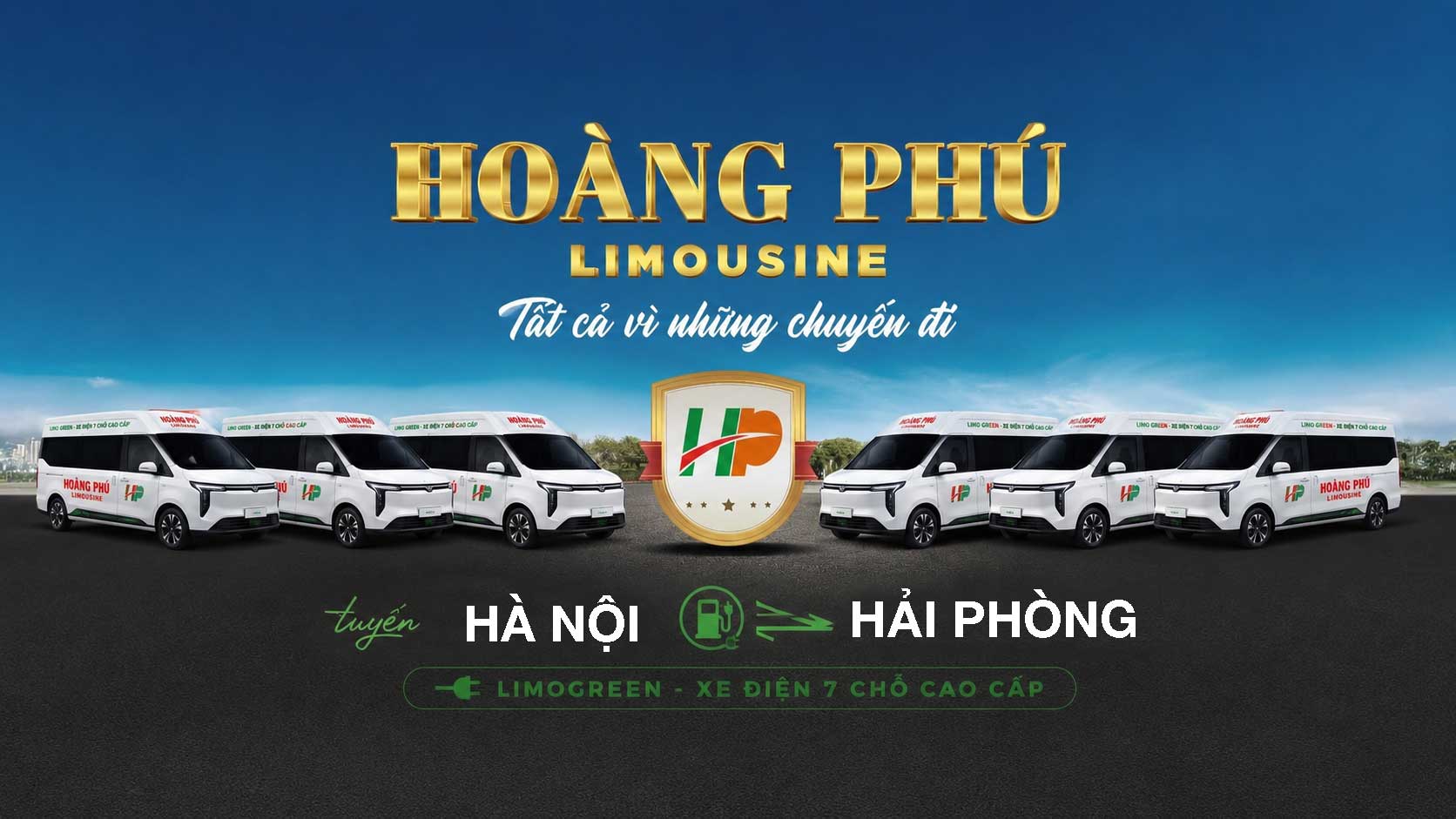 Xe Điện LimoGreen 7 Chỗ Hà Nội - Hải Phòng
