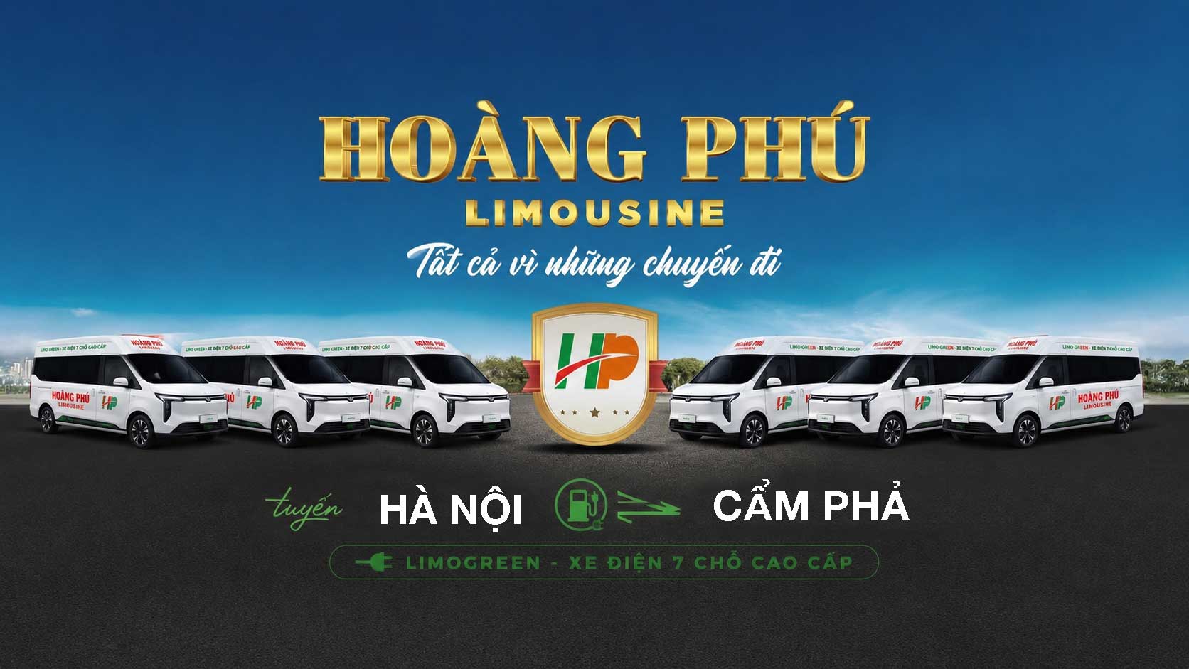 Xe Điện LimoGreen 7 Chỗ Hà Nội - Cẩm Phả