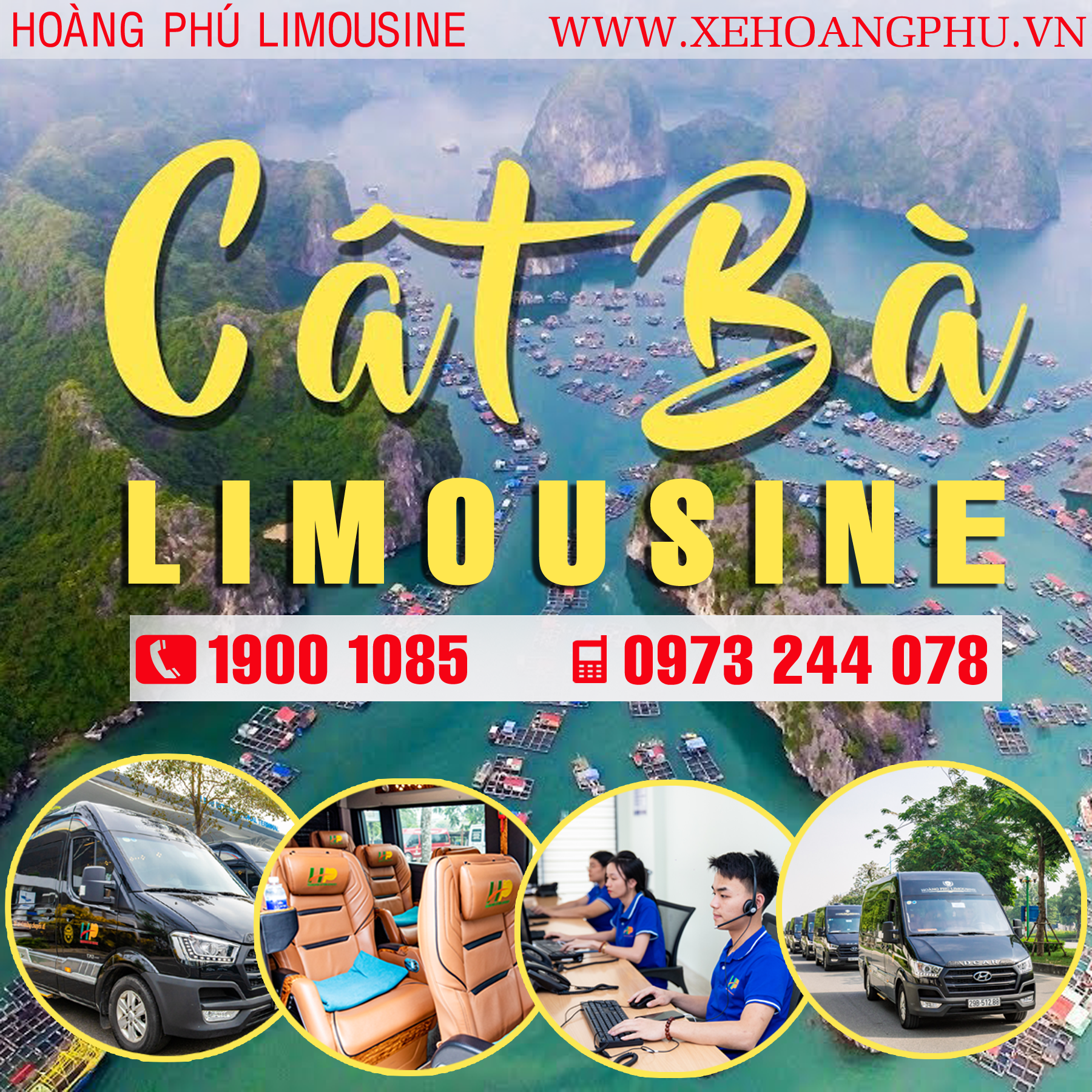 Xe Hoàng Phú: Khai trương tuyến xe mới Hà Nội - Cát Bà (26/05/2022) • Hoàng Phú Limousine - Chuyên tuyến Hà Nội - Quảng Ninh - Sapa - Lạng Sơn
